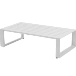 TABLE BASSE RECTANGLE ALLURE BLANC