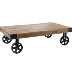 TABLE BASSE SILAS D.117X70X34CM