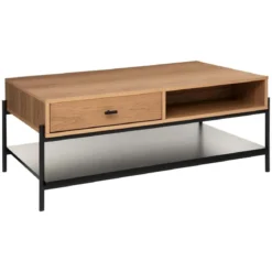TABLE BASSE 2 TIROIRS SIMON