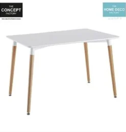 TABLE BLANCHE 115X75CM M1