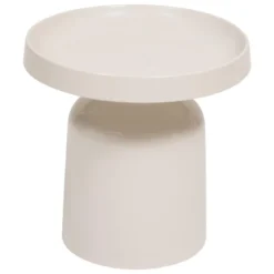 TABLE CAFE ABADI METAL ARGILE D.43CM