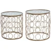 TABLE CAFE ARCHI DORE D.40.5X40.5X44CM