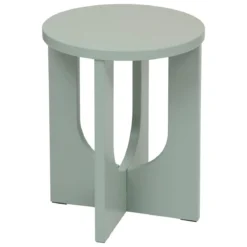 TABLE CAFE BLOOM VERT DE GRIS D.40CM