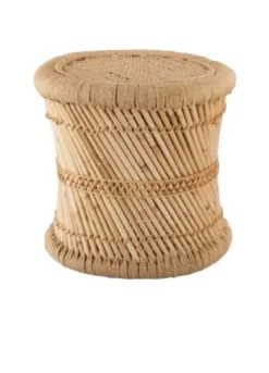 TABLE CAFE CORDE NATUREL D.37X37.8CM