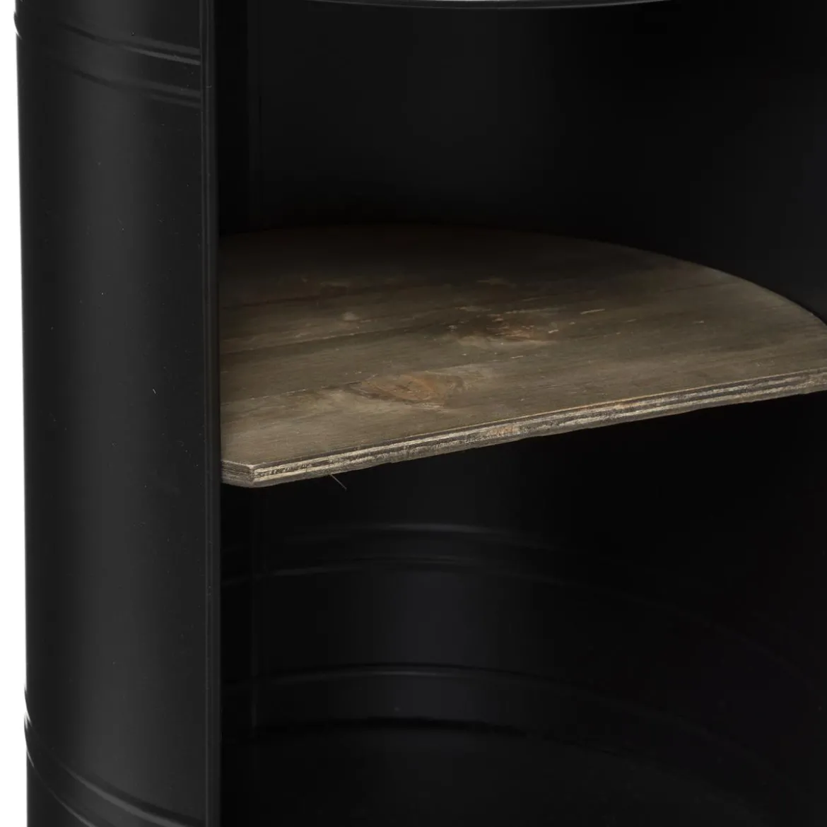 TABLE CAFE DIEGO NOIR D.33.5X33.5X47.5CM