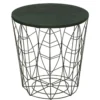TABLE CAFE METAL VERT KUMI LEAF