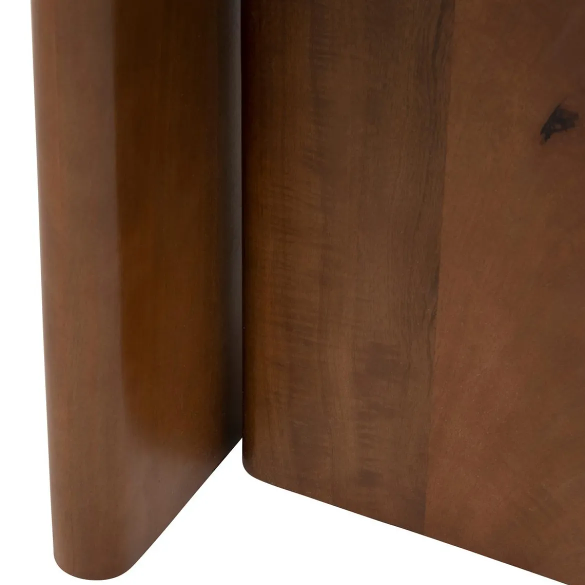 TABLE CAFE NANDA MANGUIER MARBRE BLANC D.51CM