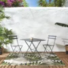 TABLE CARREE PLIANTE CAMARGUE GRIS