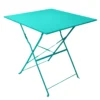 TABLE CARREE PLIANTE CAMARGUE BLEU OCEAN