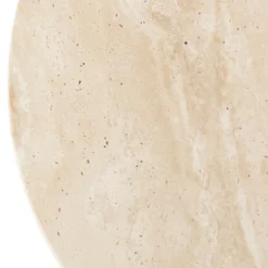 TABLE D APPOINT CELEN TRAVERTIN BLANC D.40X45CM