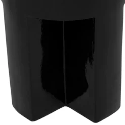 TABLE D APPOINT KRIZ NOIR D.41X34X34CM
