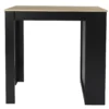 TABLE DE BAR MANGE DEBOUT ETAGERES CHEERS NOIR