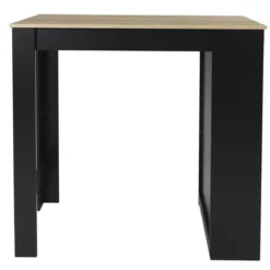 TABLE DE BAR MANGE DEBOUT ETAGERES CHEERS NOIR