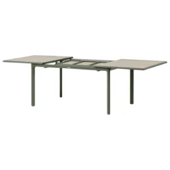 TABLE DILORS ALUMINIUM LIN LAURIER 10 PLACES