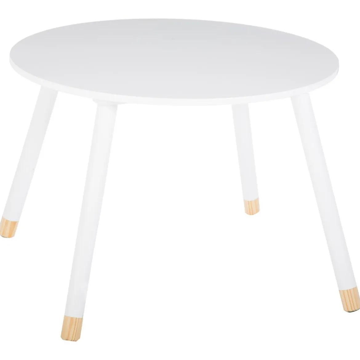 TABLE DOUCEUR BLANC D.60CM