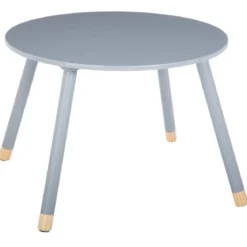 TABLE DOUCEUR GRIS D.60CM