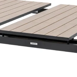 TABLE EVASION EXTENSIBLE ALUMINIUM HONEY GRAPHITE 14 PLACES