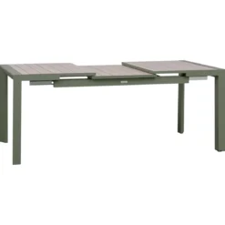 TABLE EVASION EXTENSIBLE ALUMINIUM LIN LAURIER 8 PLACES