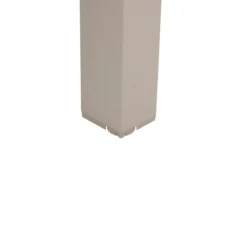 TABLE EVASION EXTENSIBLE ALUMINIUM LIN ARGILE 8 PLACES