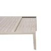 TABLE EVASION EXTENSIBLE COULISSANTE ARGILE 12 PLACES