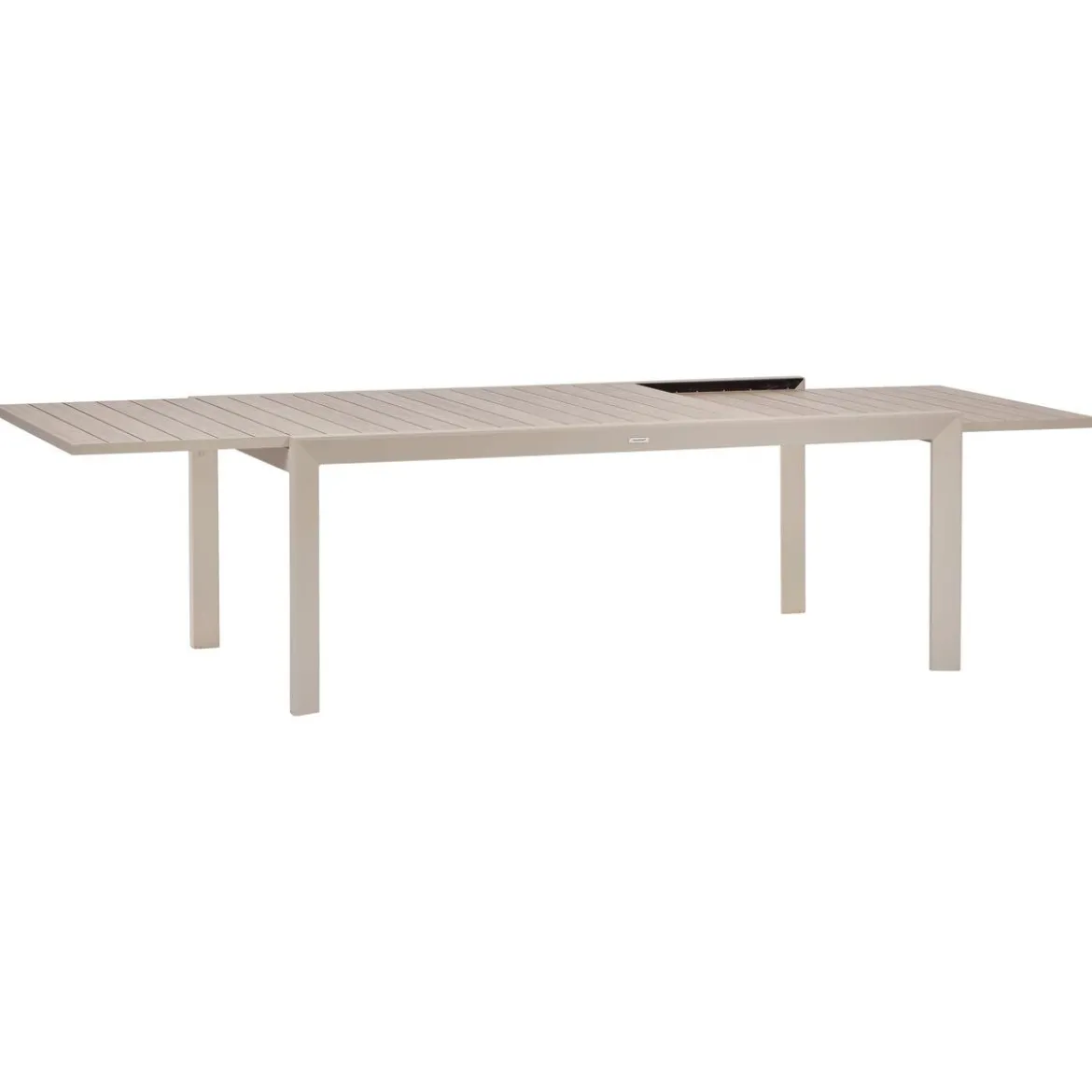 TABLE EVASION EXTENSIBLE COULISSANTE ARGILE 12 PLACES