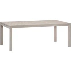 TABLE EVASION EXTENSIBLE COULISSANTE ARGILE 12 PLACES