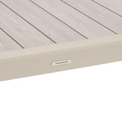 TABLE EVASION EXTENSIBLE COULISSANTE ARGILE 12 PLACES