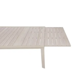 TABLE EVASION EXTENSIBLE COULISSANTE ARGILE 12 PLACES