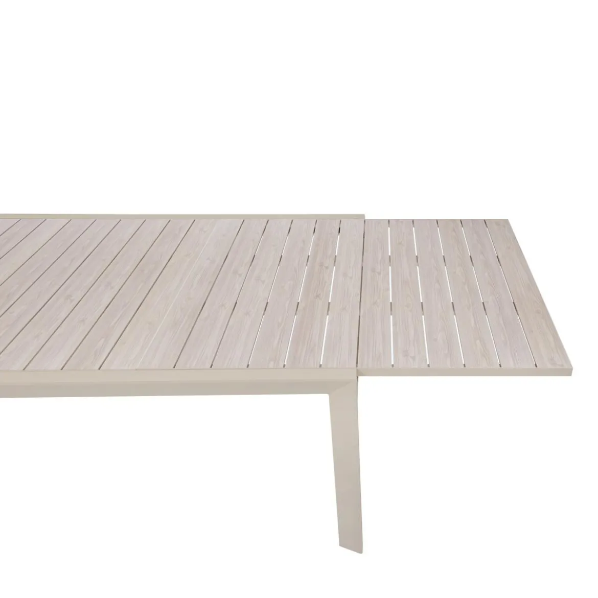 TABLE EVASION EXTENSIBLE COULISSANTE ARGILE 12 PLACES