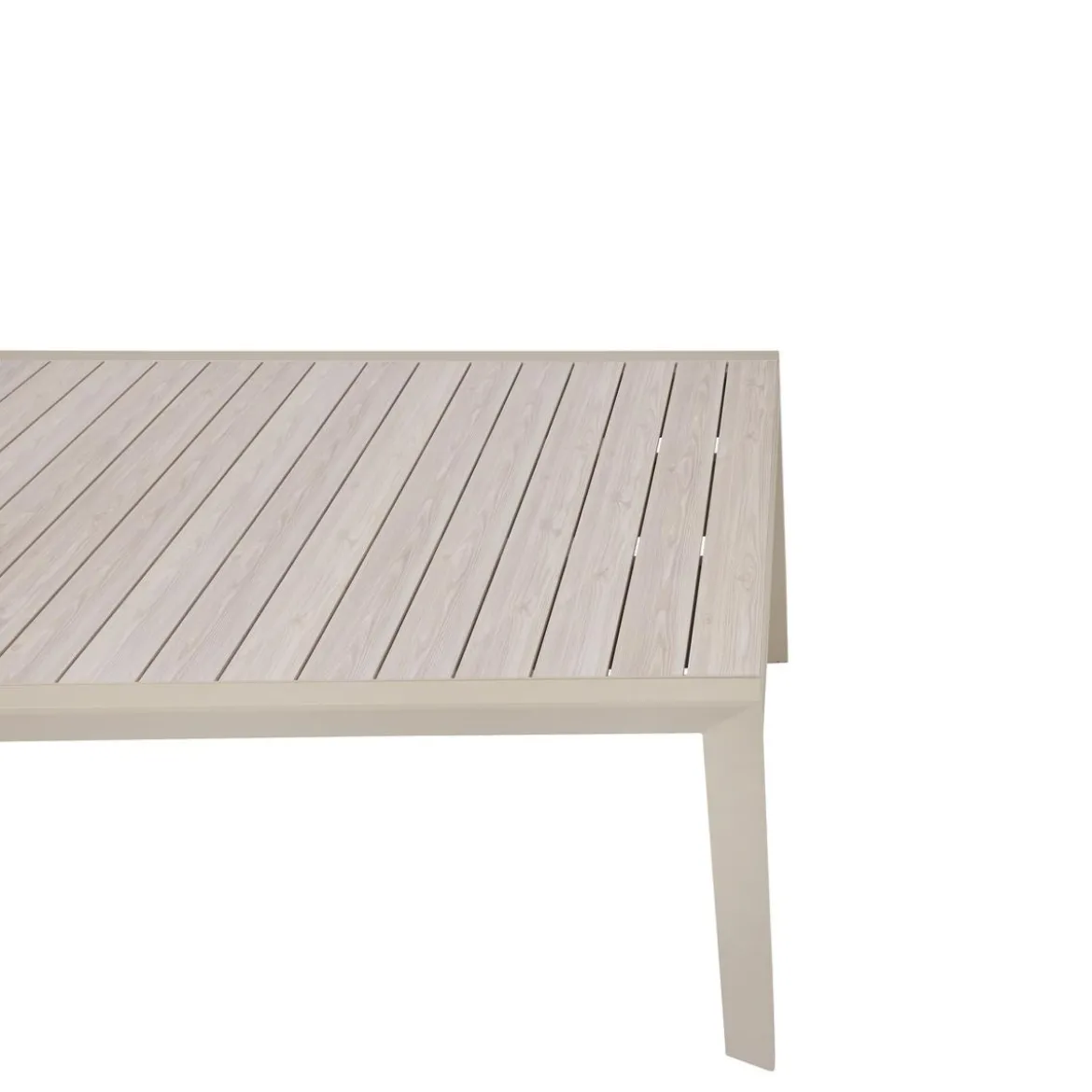 TABLE EVASION EXTENSIBLE COULISSANTE ARGILE 12 PLACES