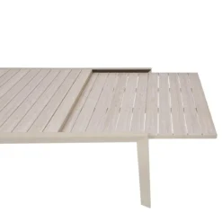 TABLE EVASION EXTENSIBLE COULISSANTE ARGILE 12 PLACES