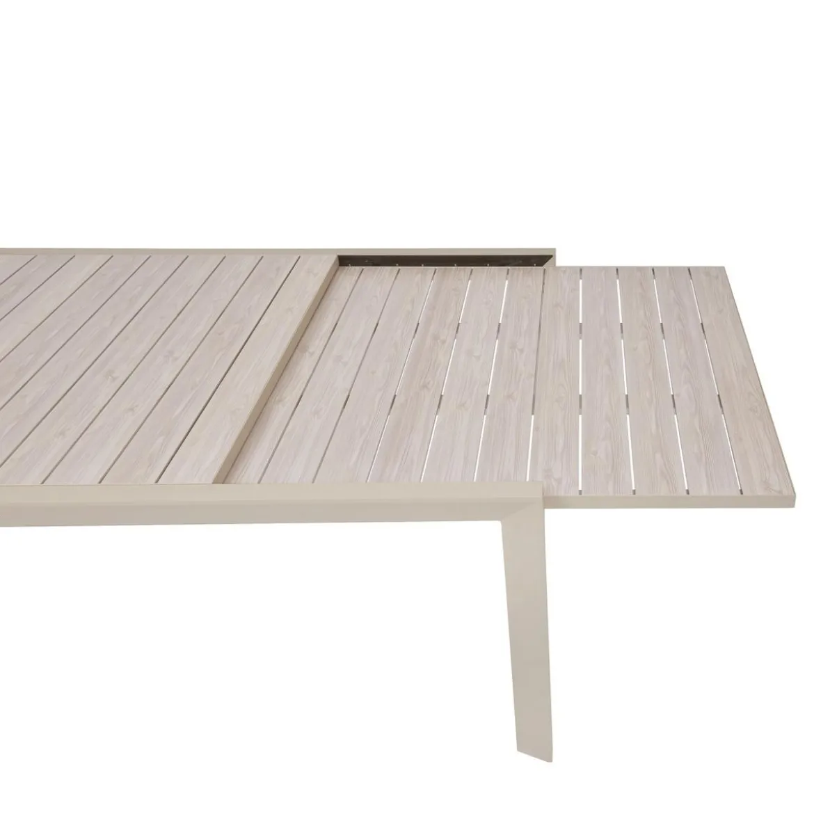 TABLE EVASION EXTENSIBLE COULISSANTE ARGILE 12 PLACES