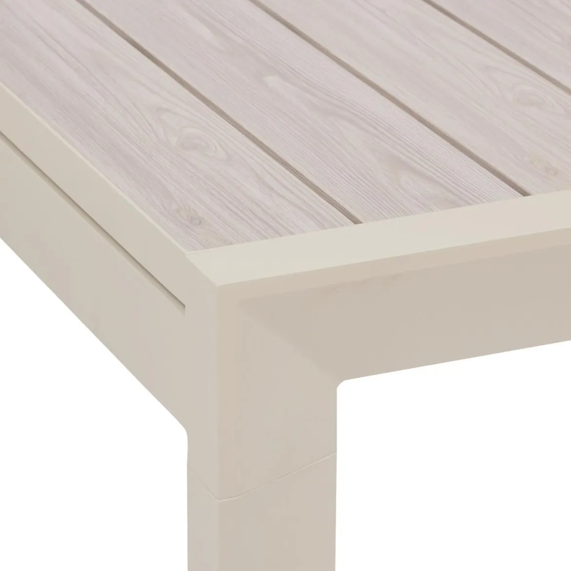 TABLE EVASION EXTENSIBLE COULISSANTE ARGILE 12 PLACES