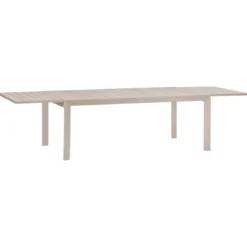 TABLE EVASION EXTENSIBLE COULISSANTE ARGILE 12 PLACES