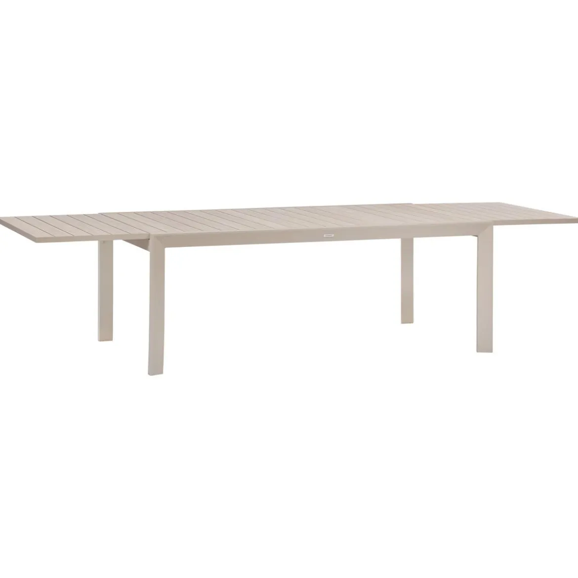 TABLE EVASION EXTENSIBLE COULISSANTE ARGILE 12 PLACES