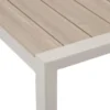 TABLE EVASION FIXE ALUMINIUM LIN ARGILE 4 PLACES