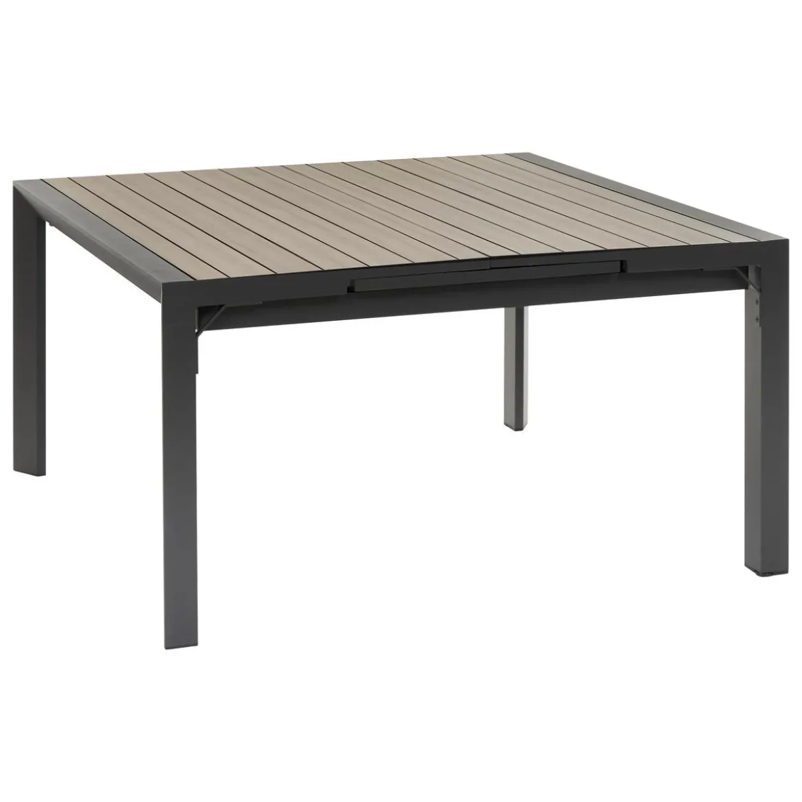 TABLE EVASION RALLONGE AUTOMATIQUE CARREE SEIGLE 10 PLACES