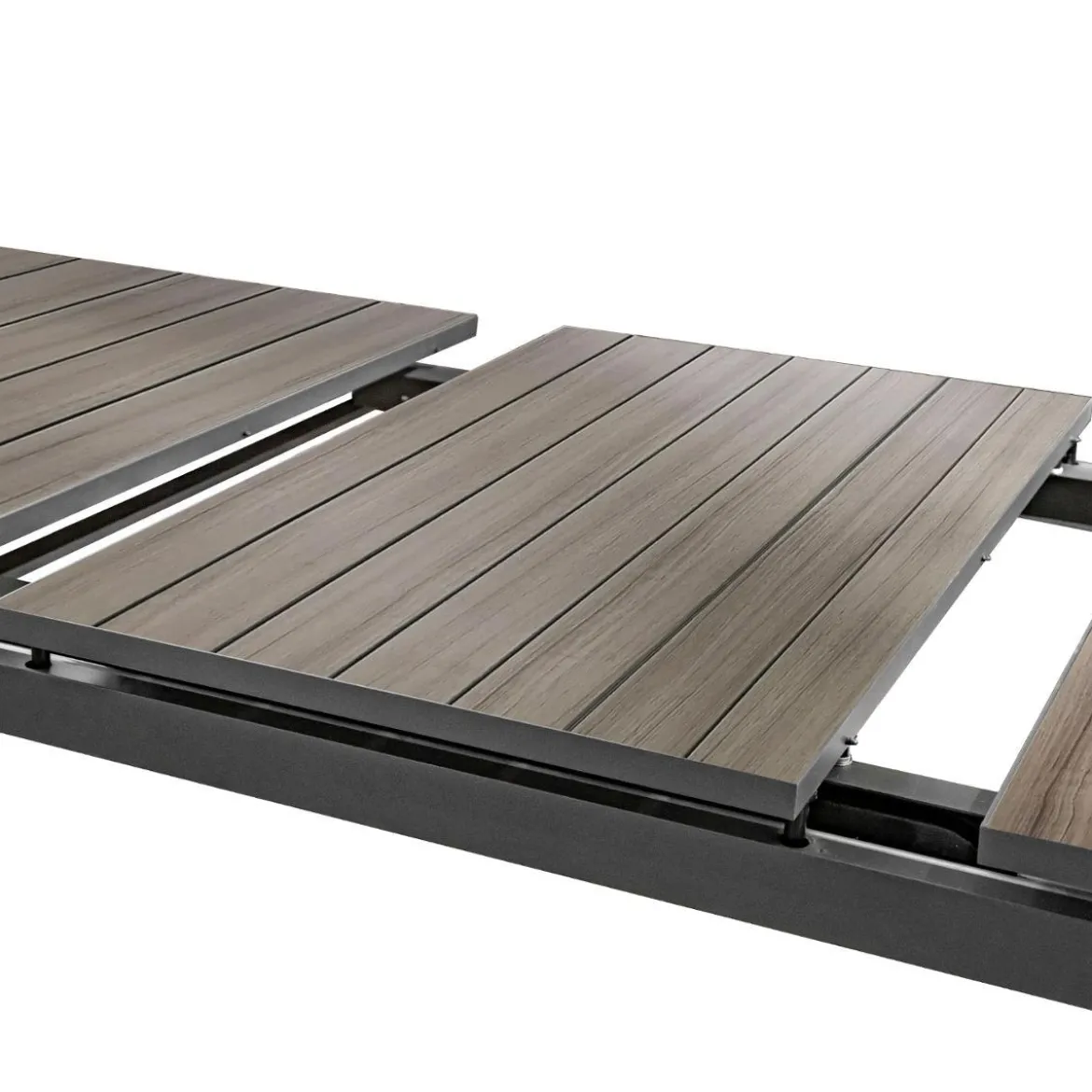TABLE EVASION RALLONGE AUTOMATIQUE SEIGLE GRAPHITE 10 PLACES