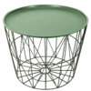 TABLE FILAIRE METAL VERT D.50CM
