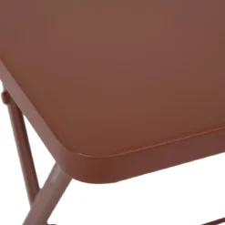 TABLE GREENSBORO CARREE ACAJOU 2 PLACES