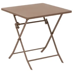 TABLE GREENSBORO CARREE BRONZE 2 PLACES