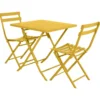 TABLE GREENSBORO CARREE MOUTARDE 2 PLACES
