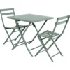 TABLE GREENSBORO CARREE OLIVE 2 PLACES