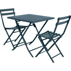 TABLE GREENSBORO CARREE PETROLE 2 PLACES