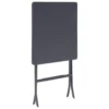 TABLE GREENSBORO HAUTE CARRE GRAPHITE 2 PLACES