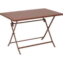 TABLE GREENSBORO RECTANGLE ACAJOU 4 PLACES