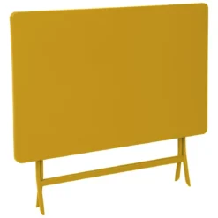 TABLE GREENSBORO RECTANGLE MOUTARDE 4 PLACES