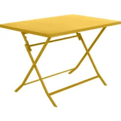 TABLE GREENSBORO RECTANGLE MOUTARDE 4 PLACES