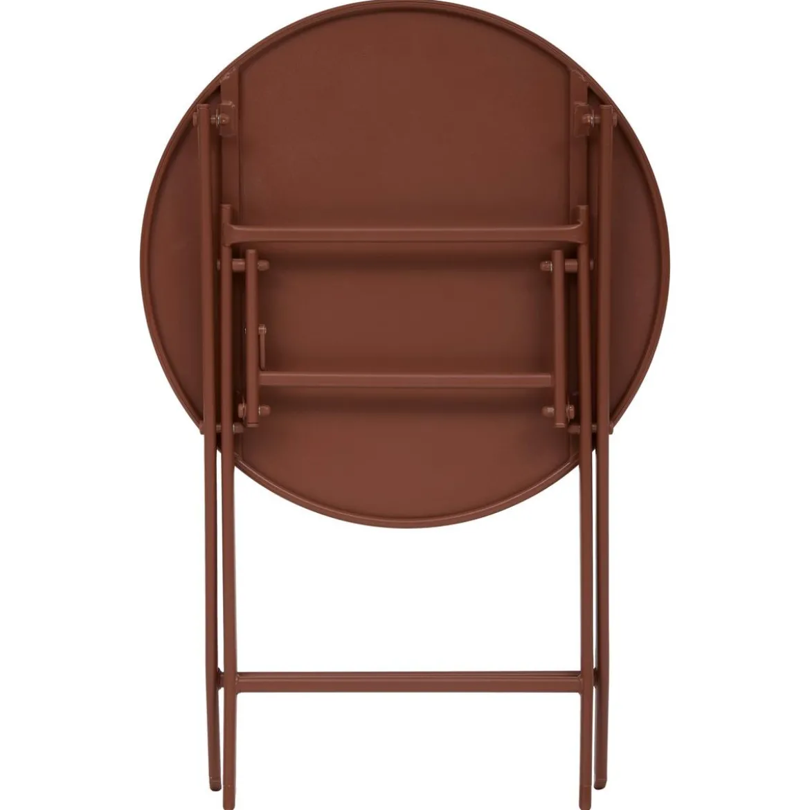TABLE GREENSBORO RONDE ACAJOU 2 PLACES