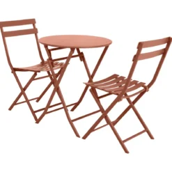 TABLE GREENSBORO RONDE AMBRE 2 PLACES